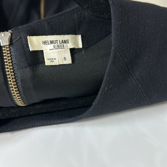 Helmut Lang Pix Form Suiting Dress Black 8 - Picture 4 of 5